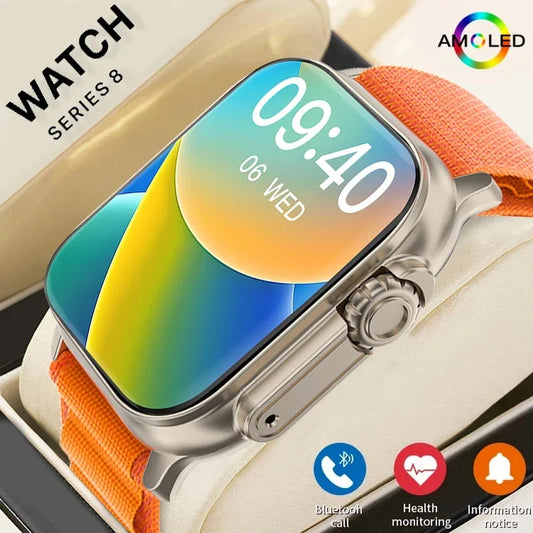 T900 Ultra Latest Smart Watch | Screw Straps Lock Wireless Charger Smart Watches